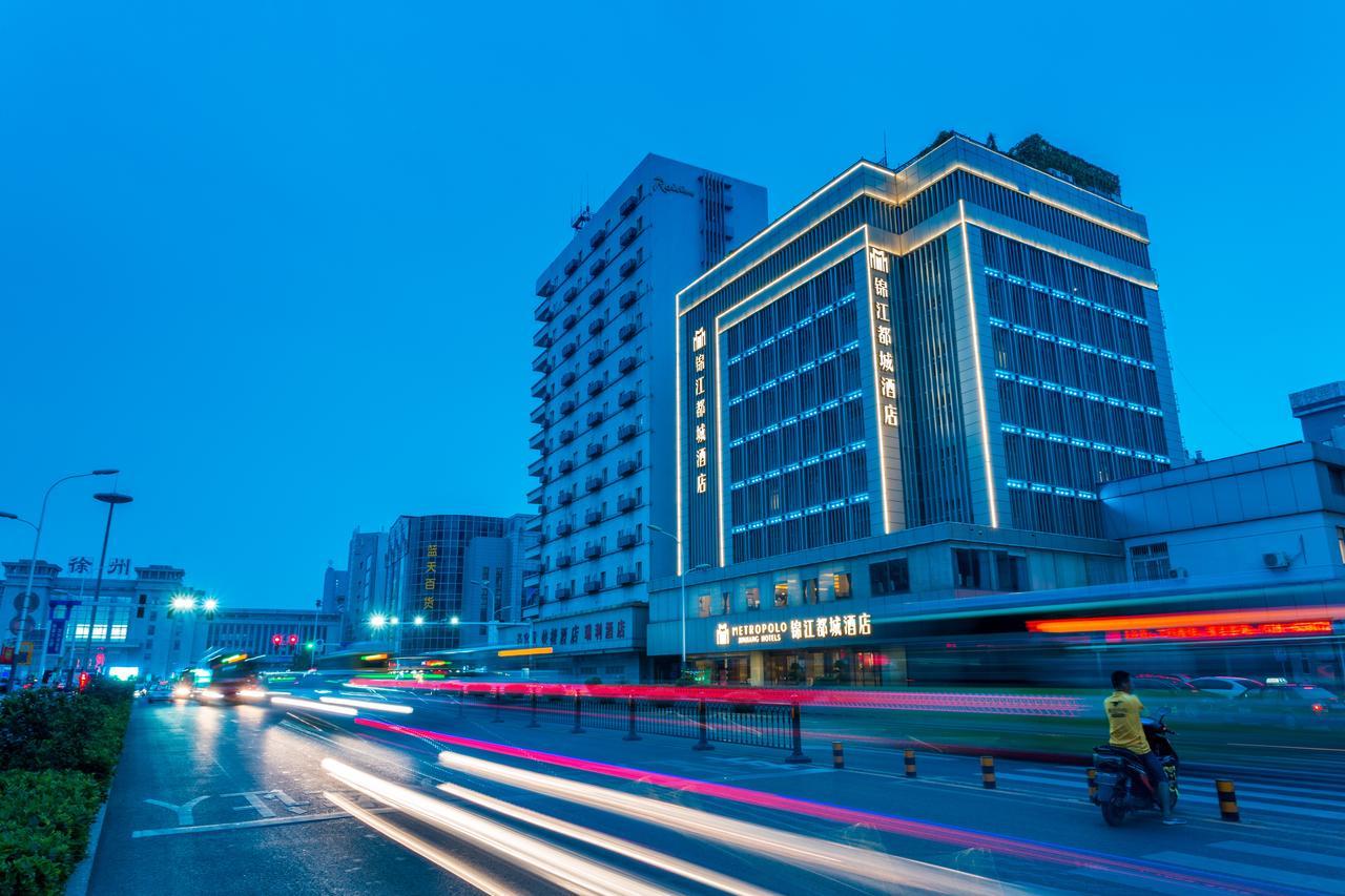 Metropolo Jinjiang Xuzhou Railway Station Suning Plaza Chudu Hotell Exteriör bild