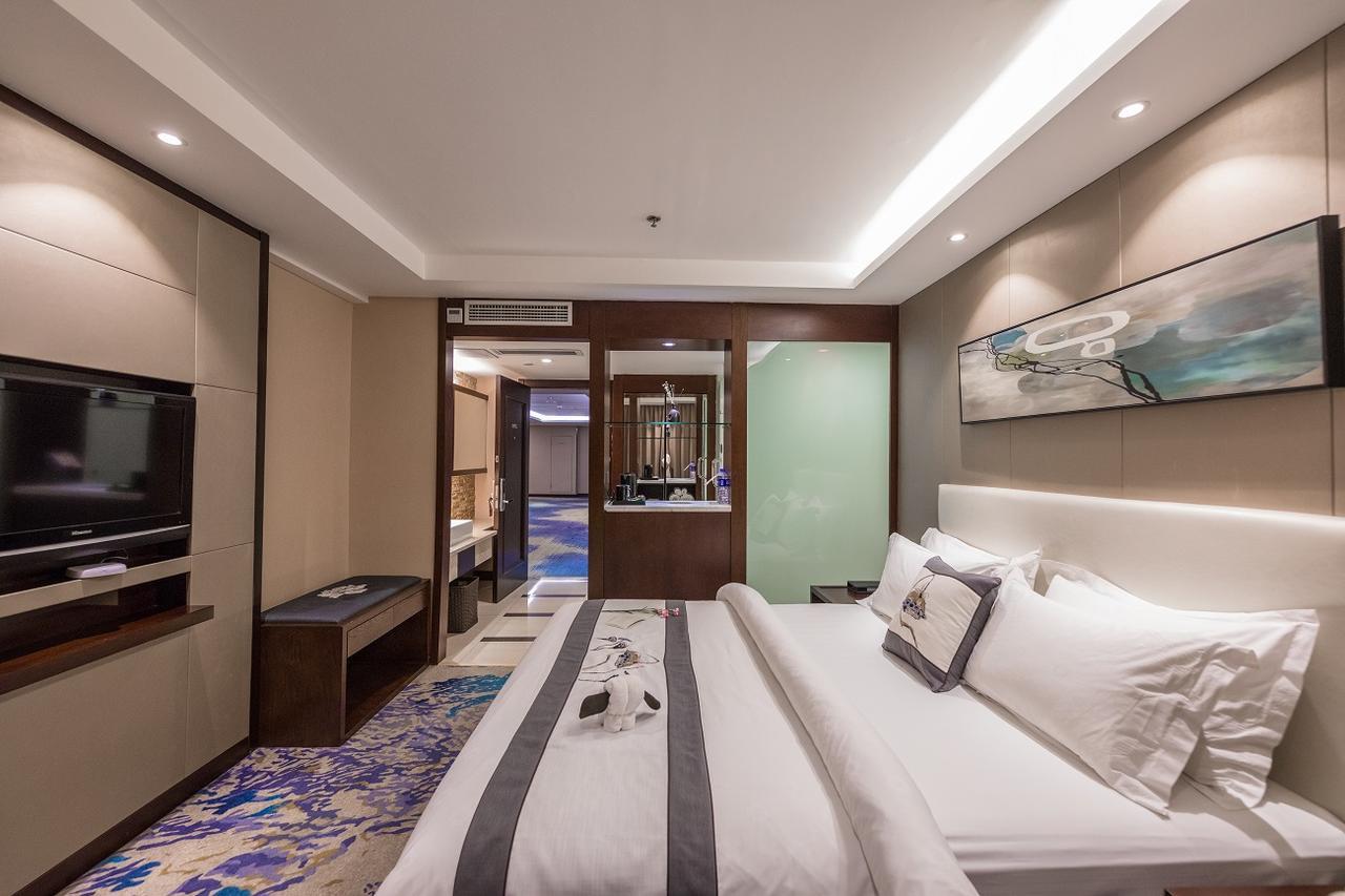 Metropolo Jinjiang Xuzhou Railway Station Suning Plaza Chudu Hotell Exteriör bild